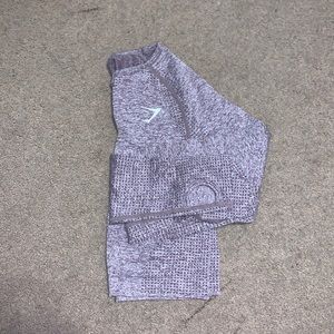 Gymshark Purple Long Sleeve Crop Top